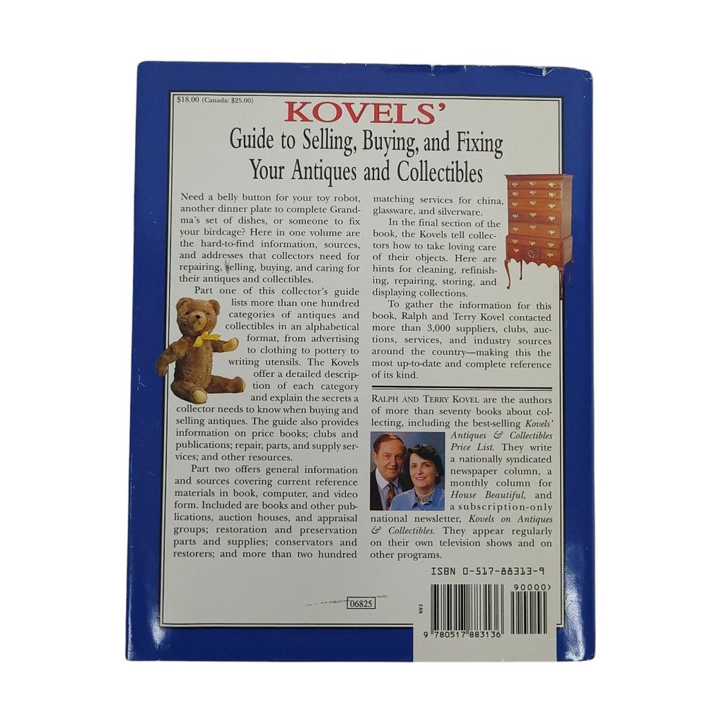 Kovels Guide To Selling Buying Fixing Your Antiques Collectibles Hardcover 1995 - Picture 2 of 12